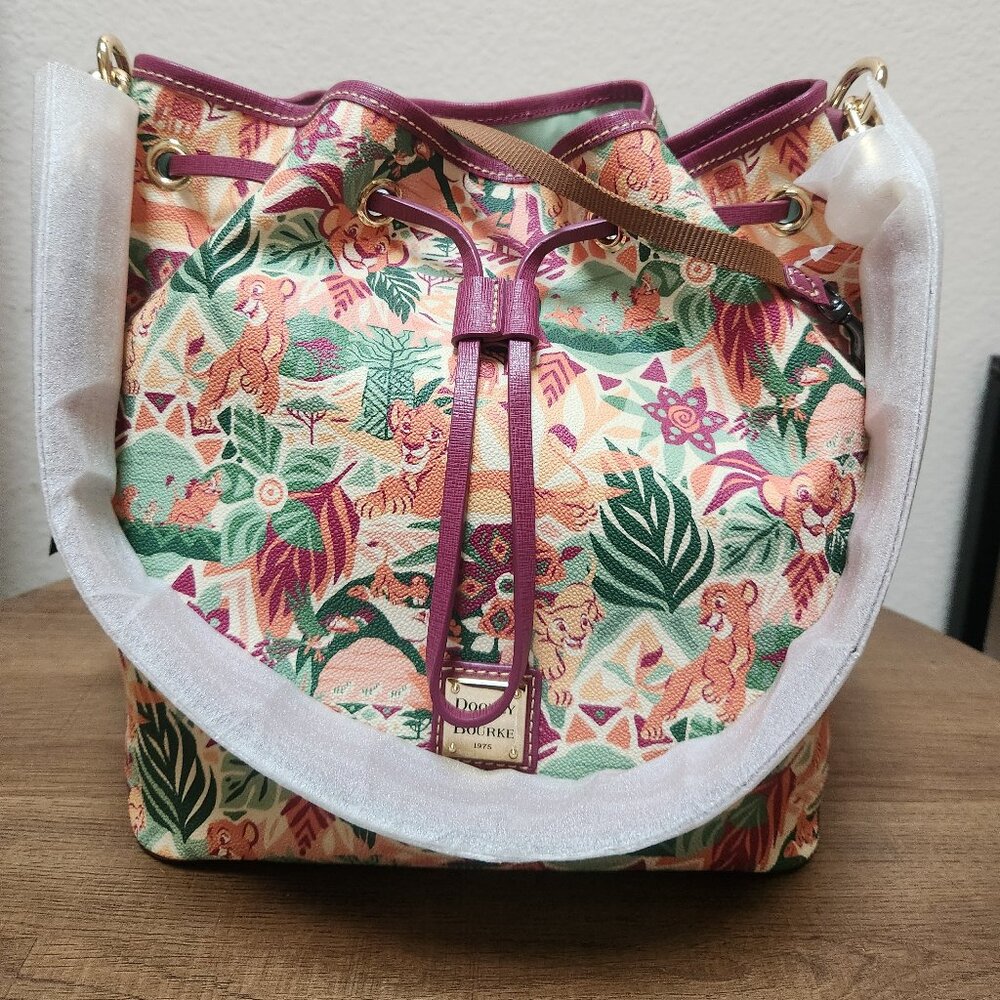 *NEW* Dooney and Bourke - Lion King Drawstring Purse - with tags ships fast
